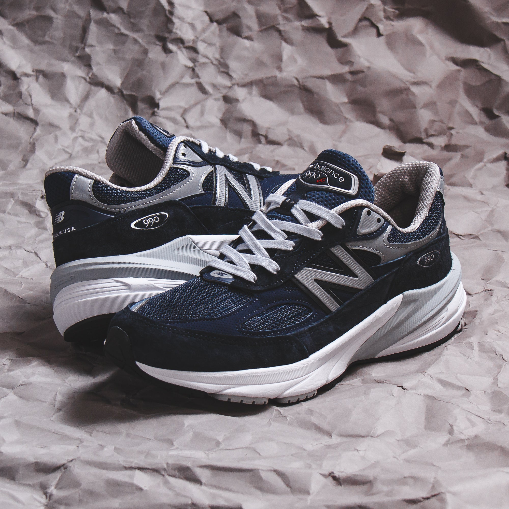 New Balance Men 990v6 Navy Made In USA M990NV6 - FOOTWEAR - Canada