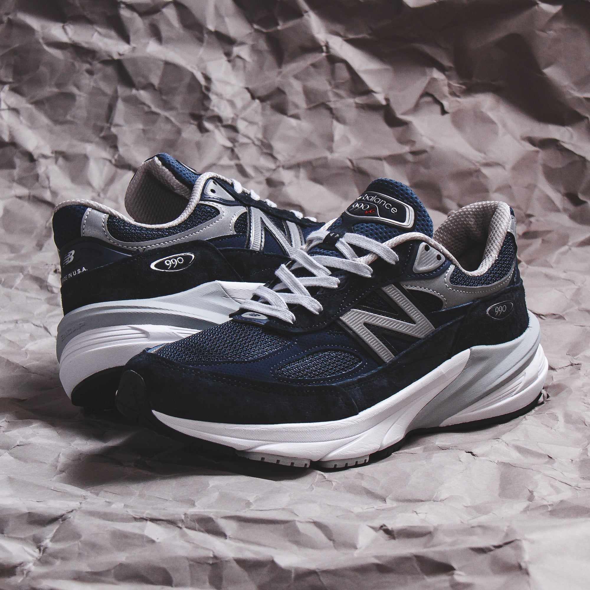 New Balance Men 990v6 Navy Made In USA M990NV6 - FOOTWEAR - Canada