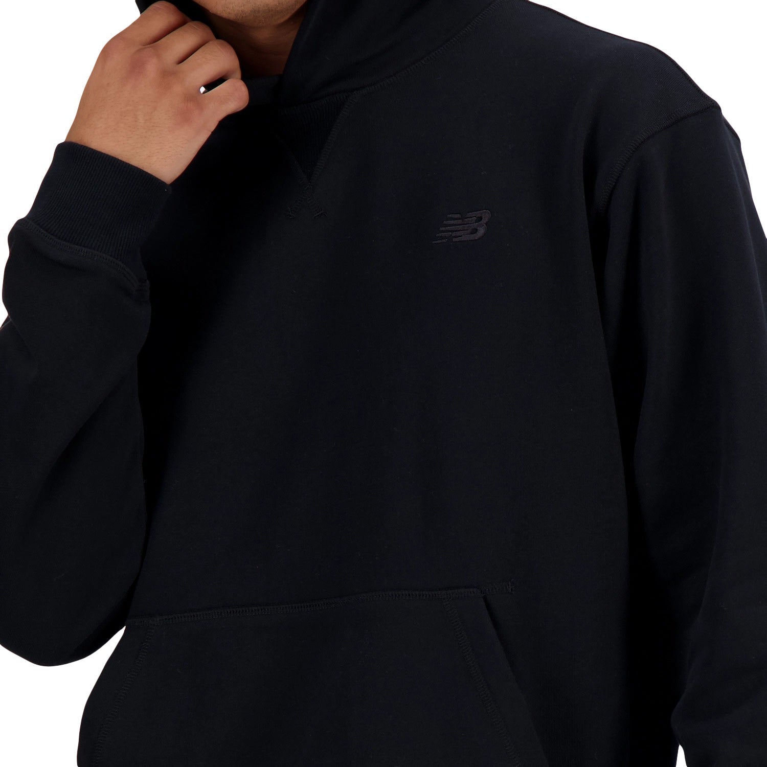 New Balance Men Athletics French Terry Hoodie Black MT41534-BK Secondary image