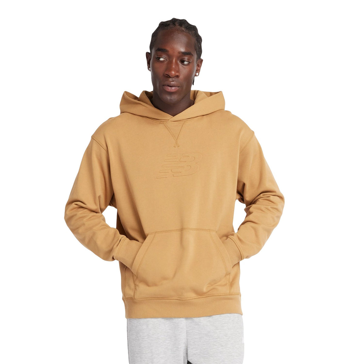New Balance Men Athletics Terry Graphic Hoodie Great Plains MT43508-GIN - SWEATERS - Canada Main image