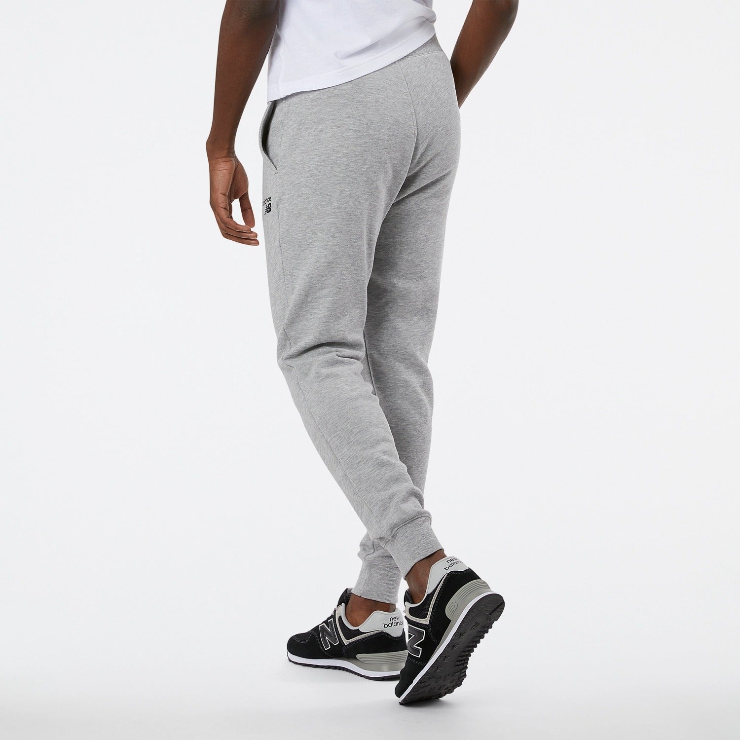 New Balance Men Classic Core Fleece Pant Athletic Grey MP03904-AG