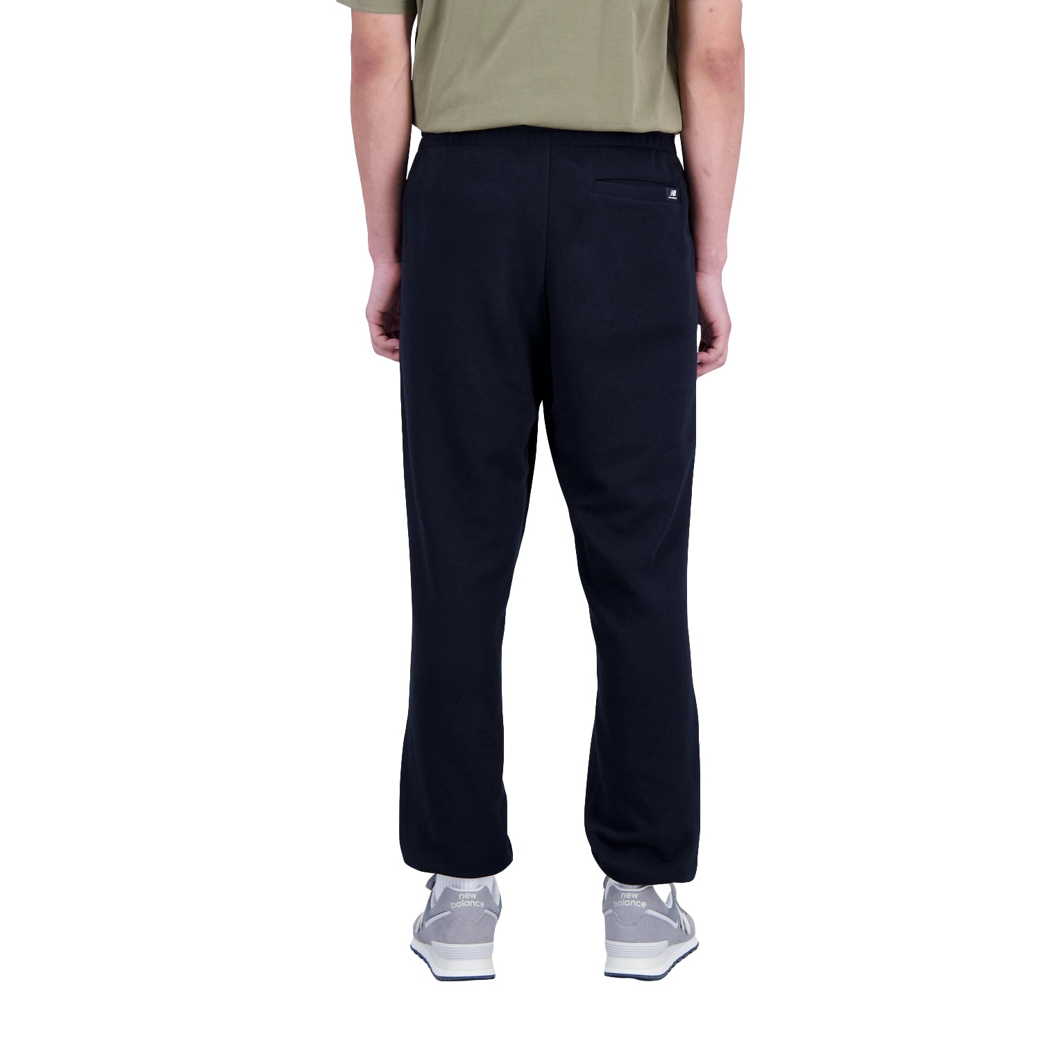 New Balance Men Essentials Reimagined French Terry Sweatpant Black MP31515-BLK - BOTTOMS - Canada