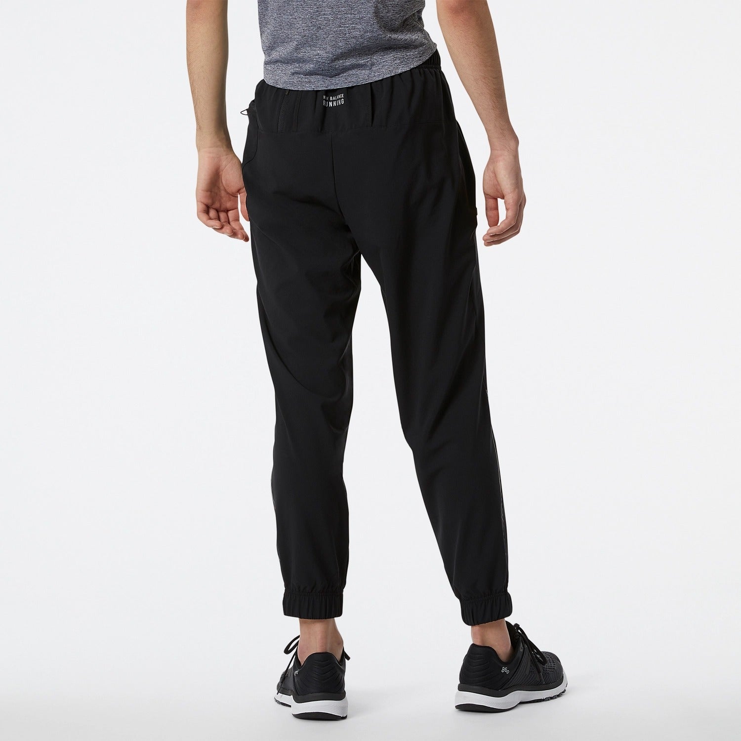 New Balance Men Impact Run Woven Pant Black MP21272-BLK - BOTTOMS - Canada