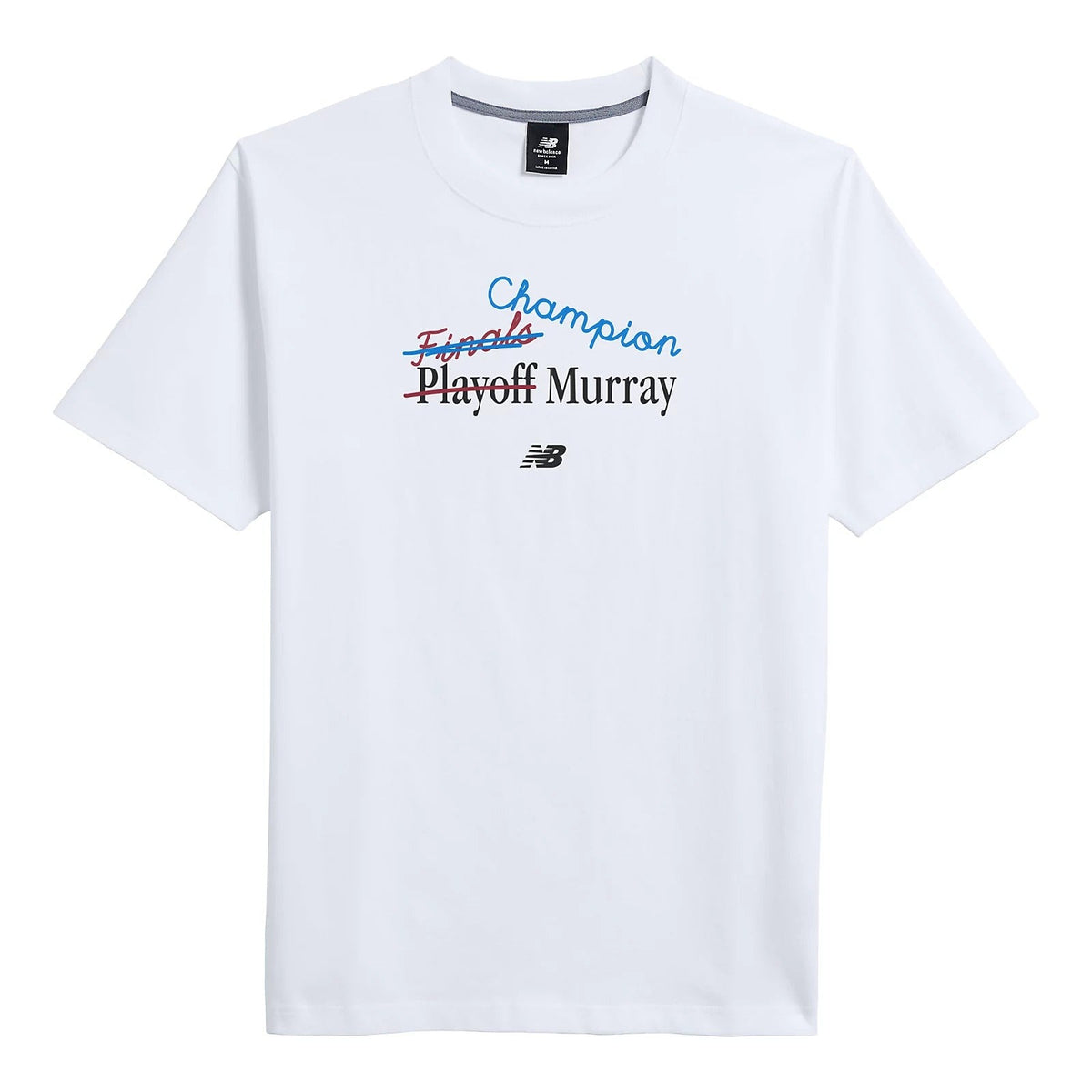 New Balance Men Jamal Murray Championship T-Shirt White MT31610-WHT - T-SHIRTS - Canada