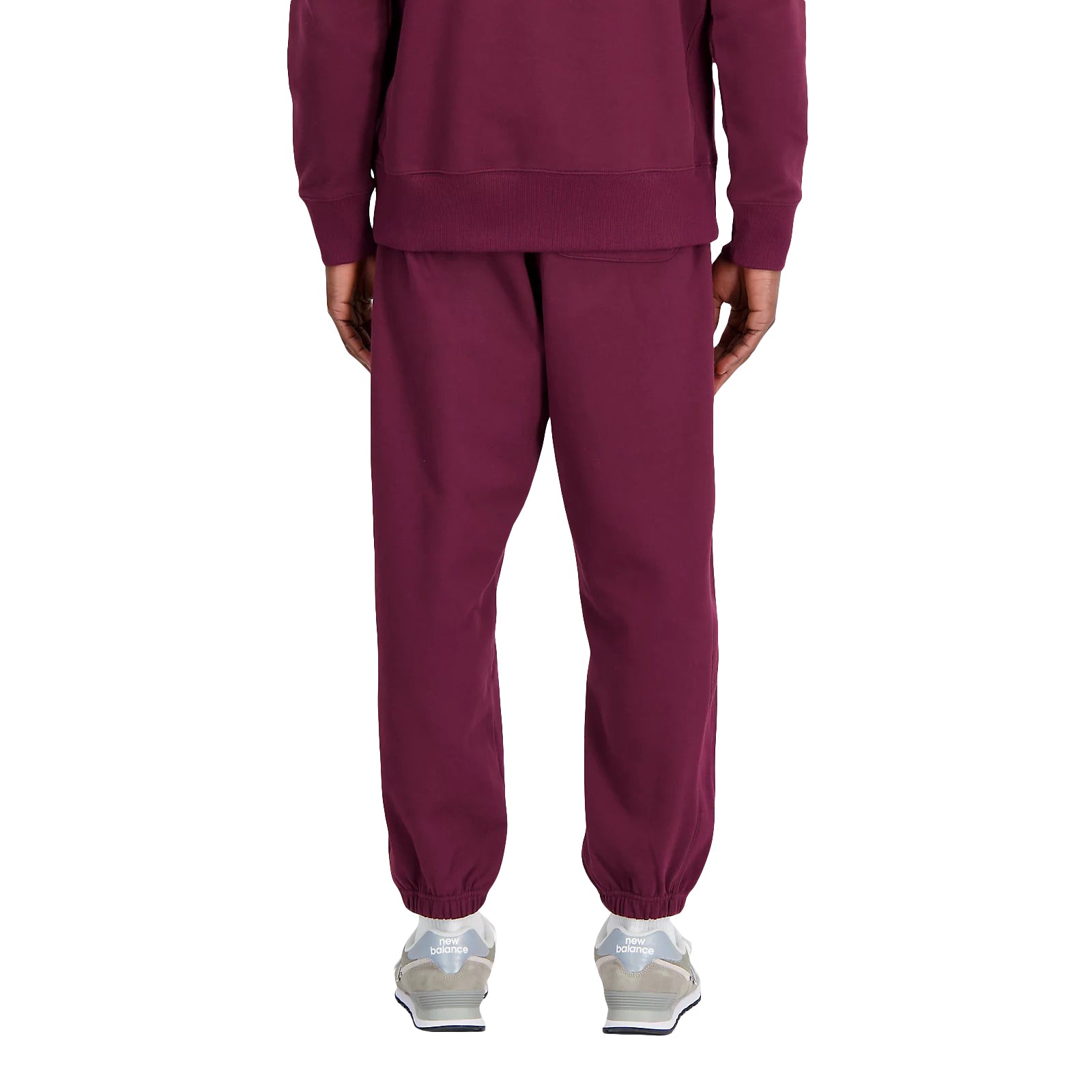 New Balance Men Remastered French Terry Sweatpant Burgundy MP31503-NBY - BOTTOMS - Canada