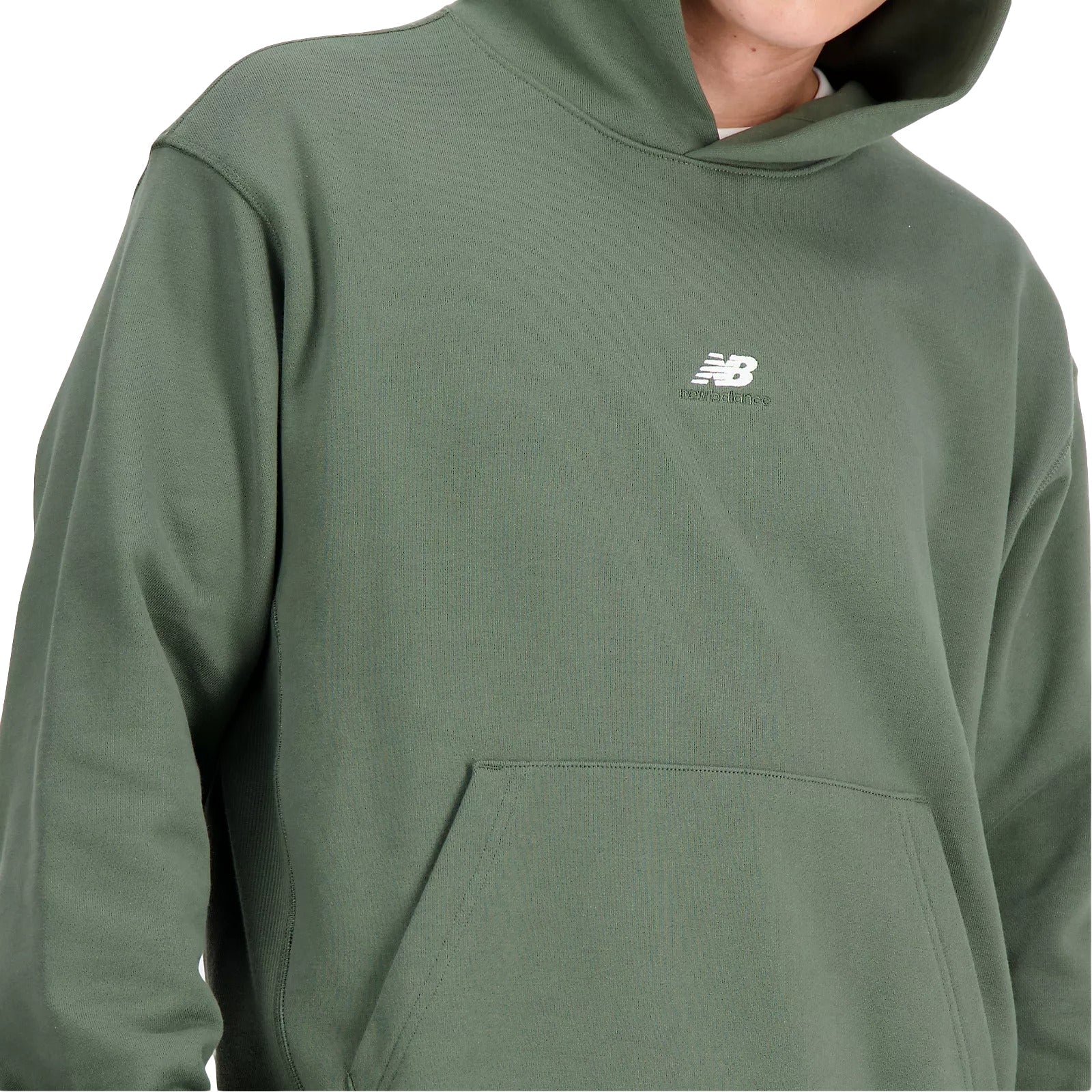 New Balance Men Remastered Graphic French Hoodie Deep Olive MT31502-DON - SWEATERS - Canada