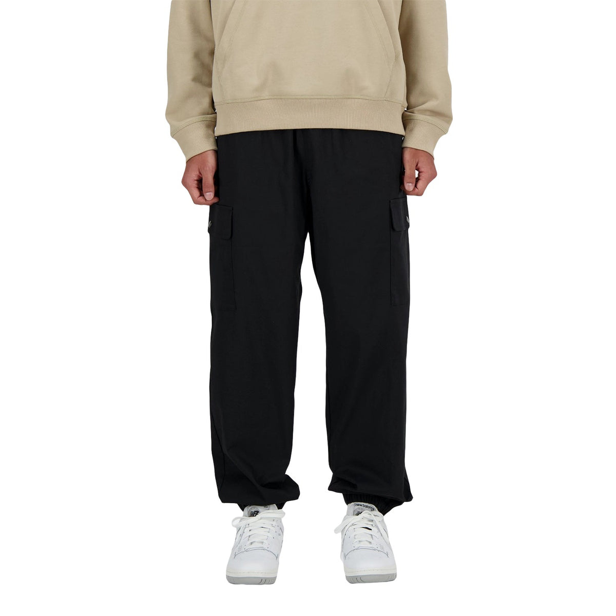 New Balance Men Twill Cargo Jogger Black MP41579-BLK - BOTTOMS - Canada Main image