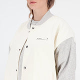 New Balance Uni-ssentials Undyed Varsity Jacket UJ31551-GIE - OUTERWEAR - Canada