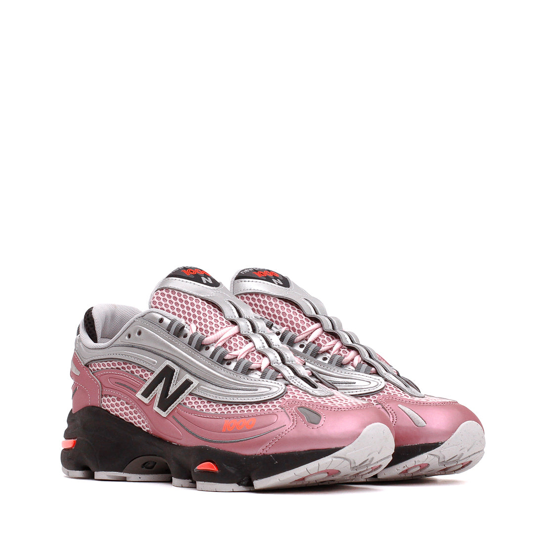New Balance Unisex 1000 Pink Taffy Silver Metallic M1000U - FOOTWEAR - Canada