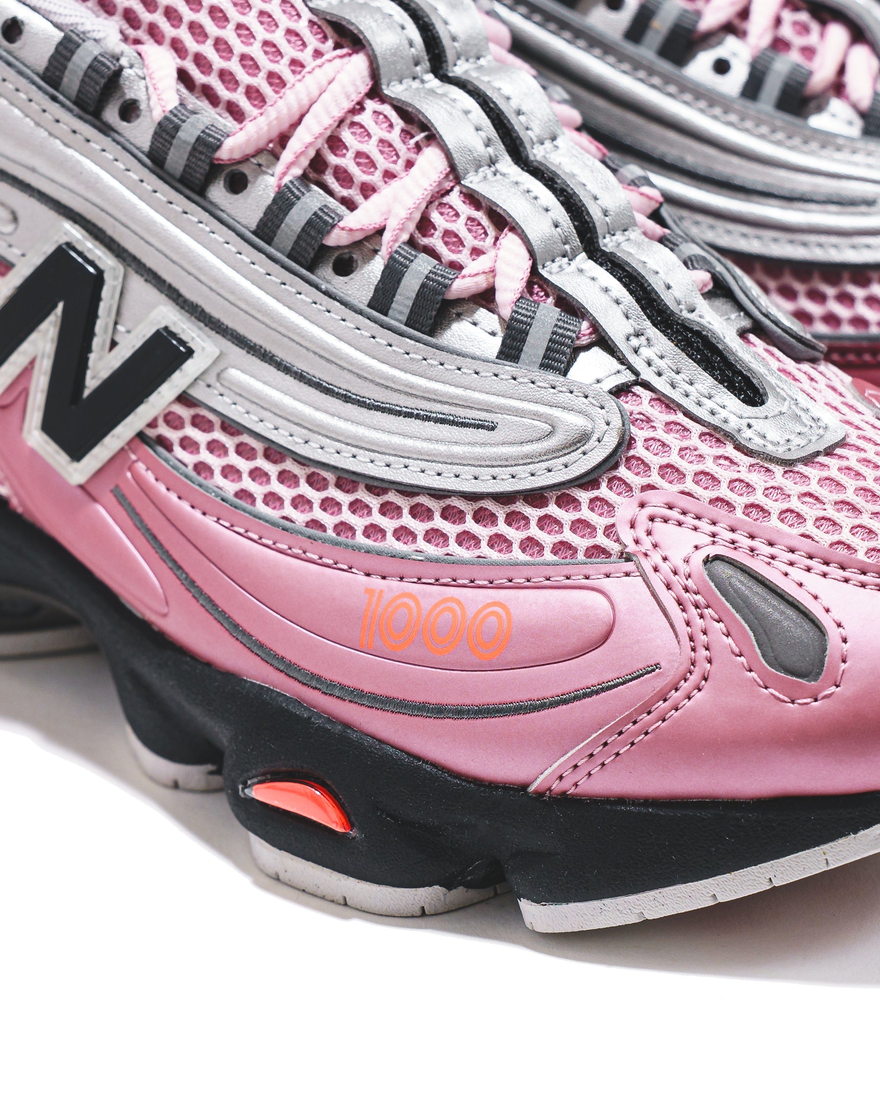 New Balance Unisex 1000 Pink Taffy Silver Metallic M1000U - FOOTWEAR - Canada