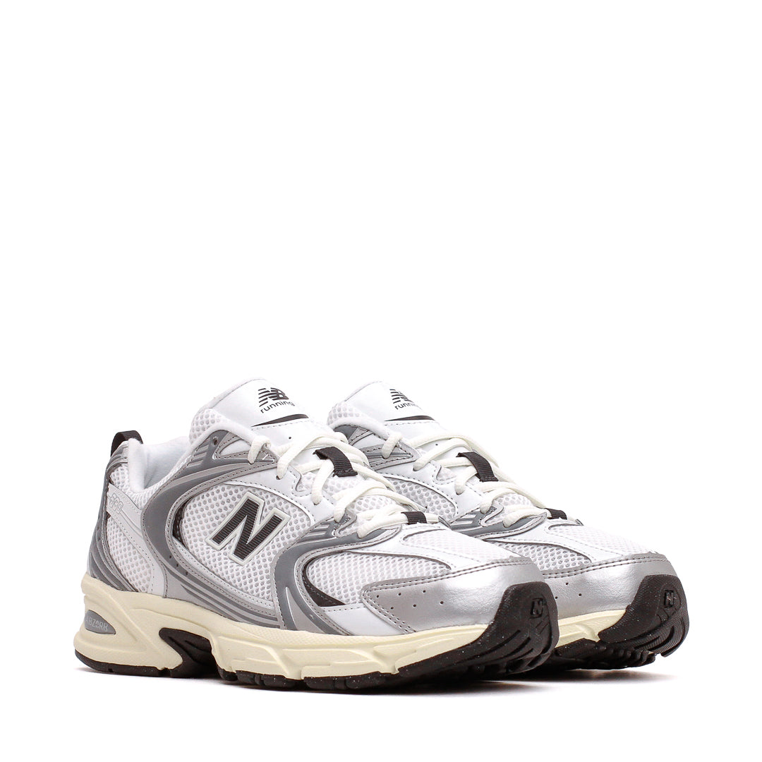 New Balance Unisex 530 Silver Metallic Black Cement U530ESA Secondary image
