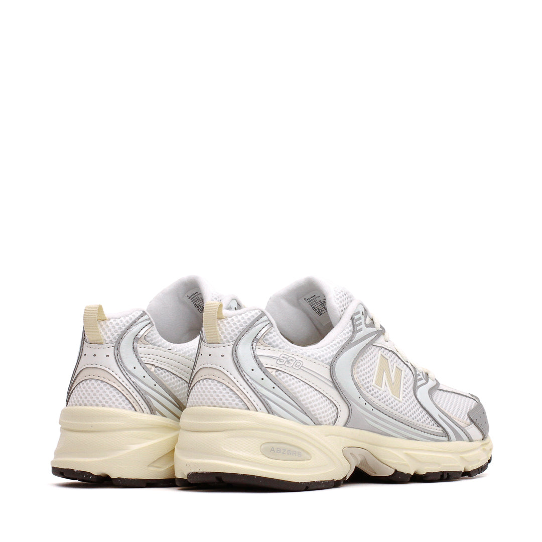 New Balance Unisex 530 Silver Metallic Linen U530ESB - FOOTWEAR - Canada