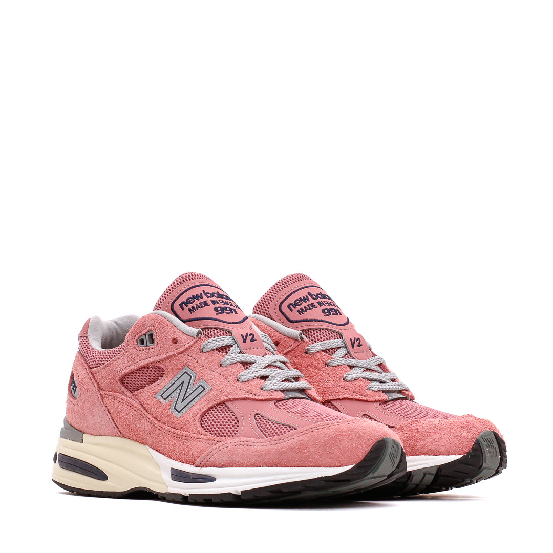 New Balance Unisex 991v2 Made in UK Brandied Apricot U991PK2 Secondary image