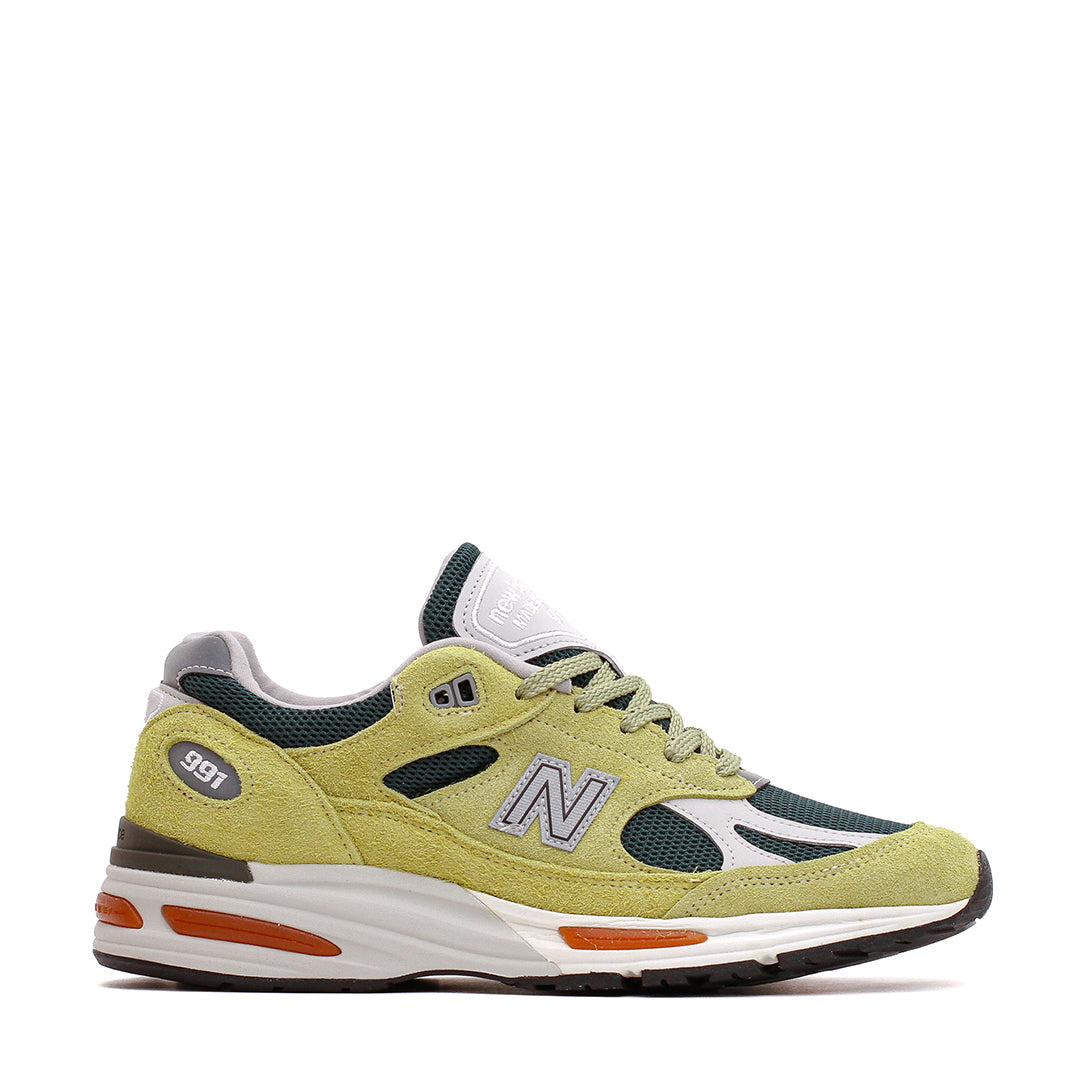 New Balance Unisex Made in UK 991v2 Beechnut Trekking Green U991GT2 - FOOTWEAR - Canada Main image
