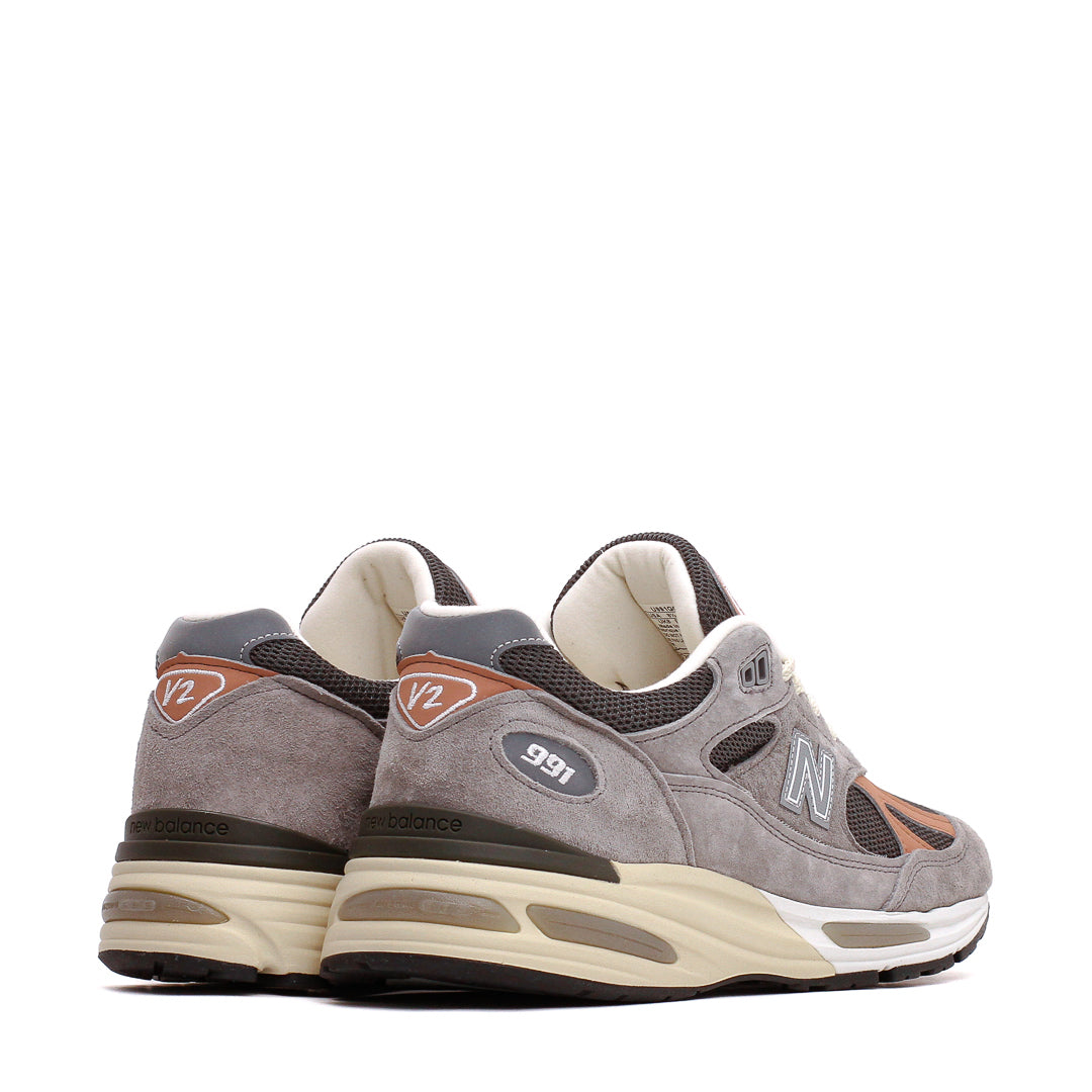 New Balance Unisex Made in UK 991v2 Elephant Skin Cork U991GC2 - FOOTWEAR - Canada