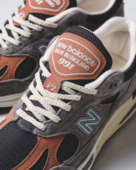 New Balance Unisex Made in UK 991v2 Elephant Skin Cork U991GC2 - FOOTWEAR - Canada