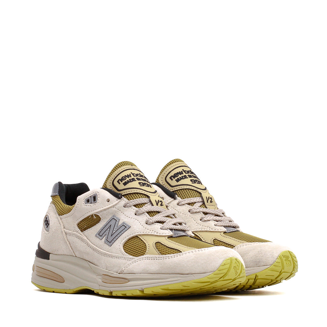 New Balance Unisex Made in UK 991v2 Neo Synthesis Silver Birch U991PW2 Secondary image