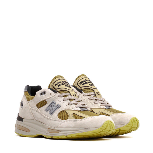 New Balance Unisex Made in UK 991v2 Neo Synthesis Silver Birch U991PW2 - FOOTWEAR - Canada