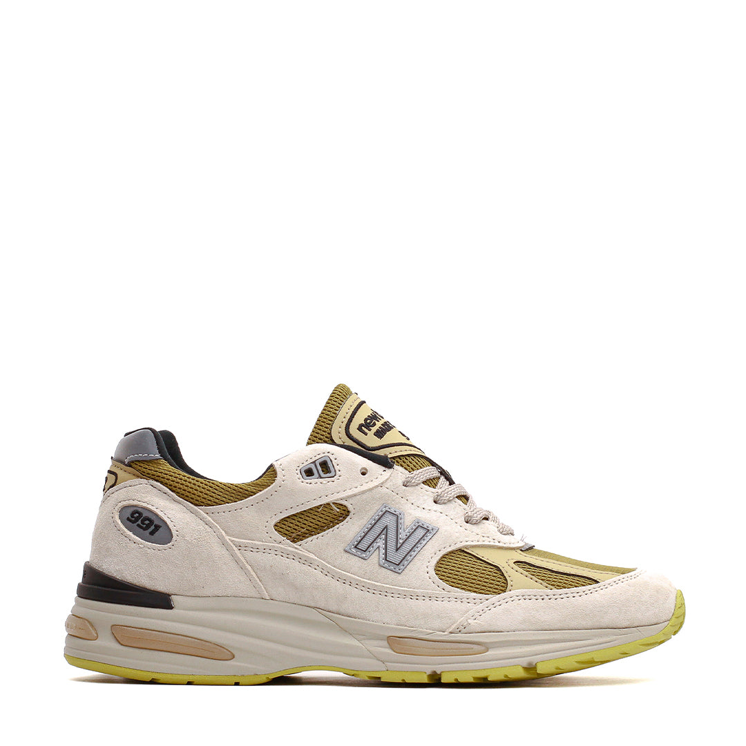 New Balance Unisex Made in UK 991v2 Neo Synthesis Silver Birch U991PW2 - FOOTWEAR - Canada