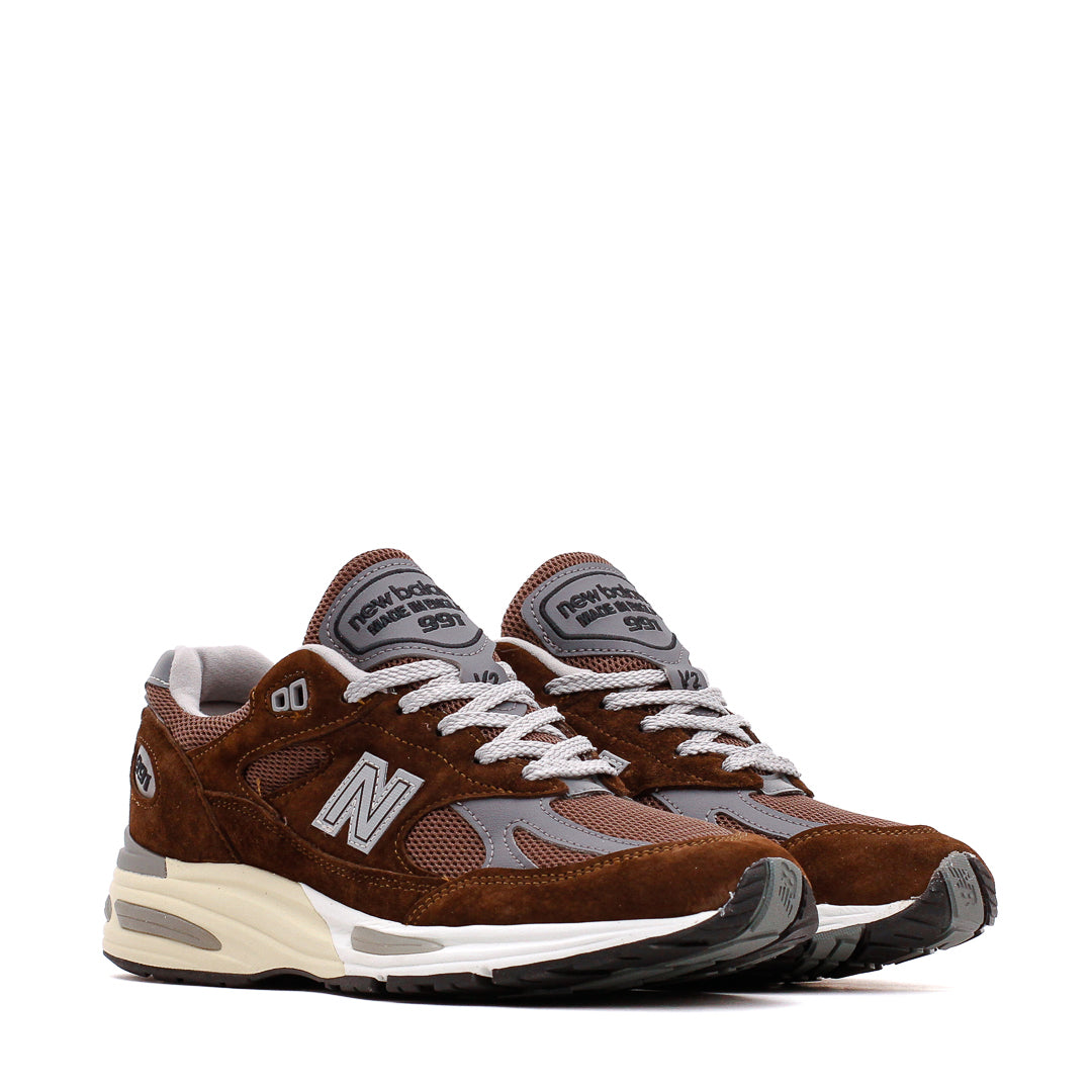 New Balance Unisex Made in UK 991v2 Pinecone U991BR2 Secondary image