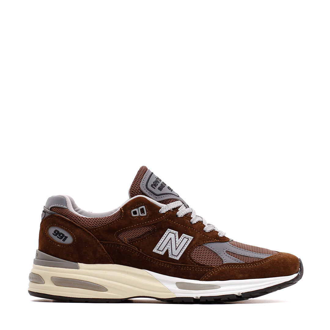 New Balance Unisex Made in UK 991v2 Pinecone U991BR2 - FOOTWEAR - Canada Main image