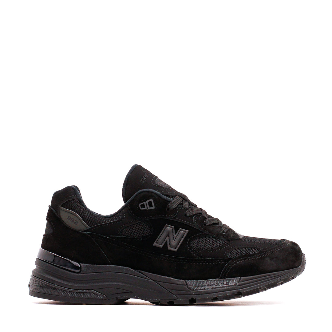 New Balance Unisex Made in USA 992 Triple Black U992TB - FOOTWEAR - Canada Main image