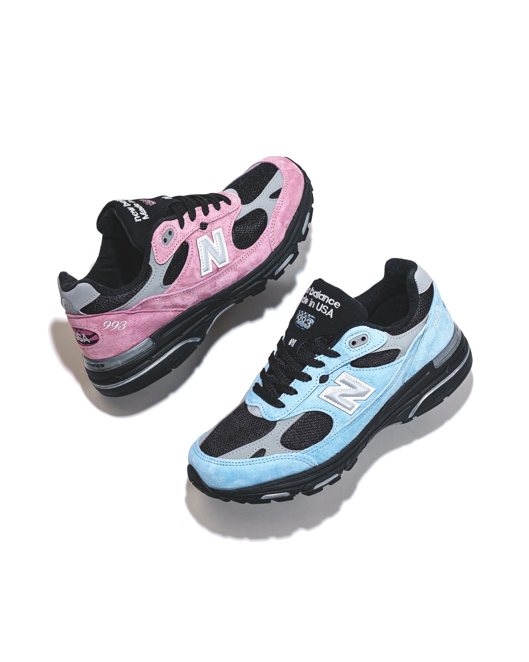 New Balance Unisex Made in USA 993 Pink Taffy U993PB - FOOTWEAR - Canada