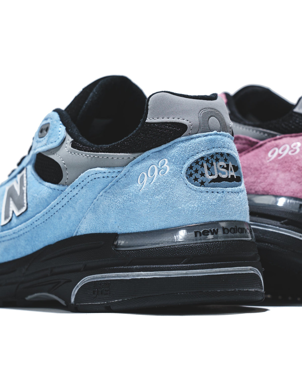 New Balance Unisex Made in USA 993 Pink Taffy U993PB - FOOTWEAR - Canada