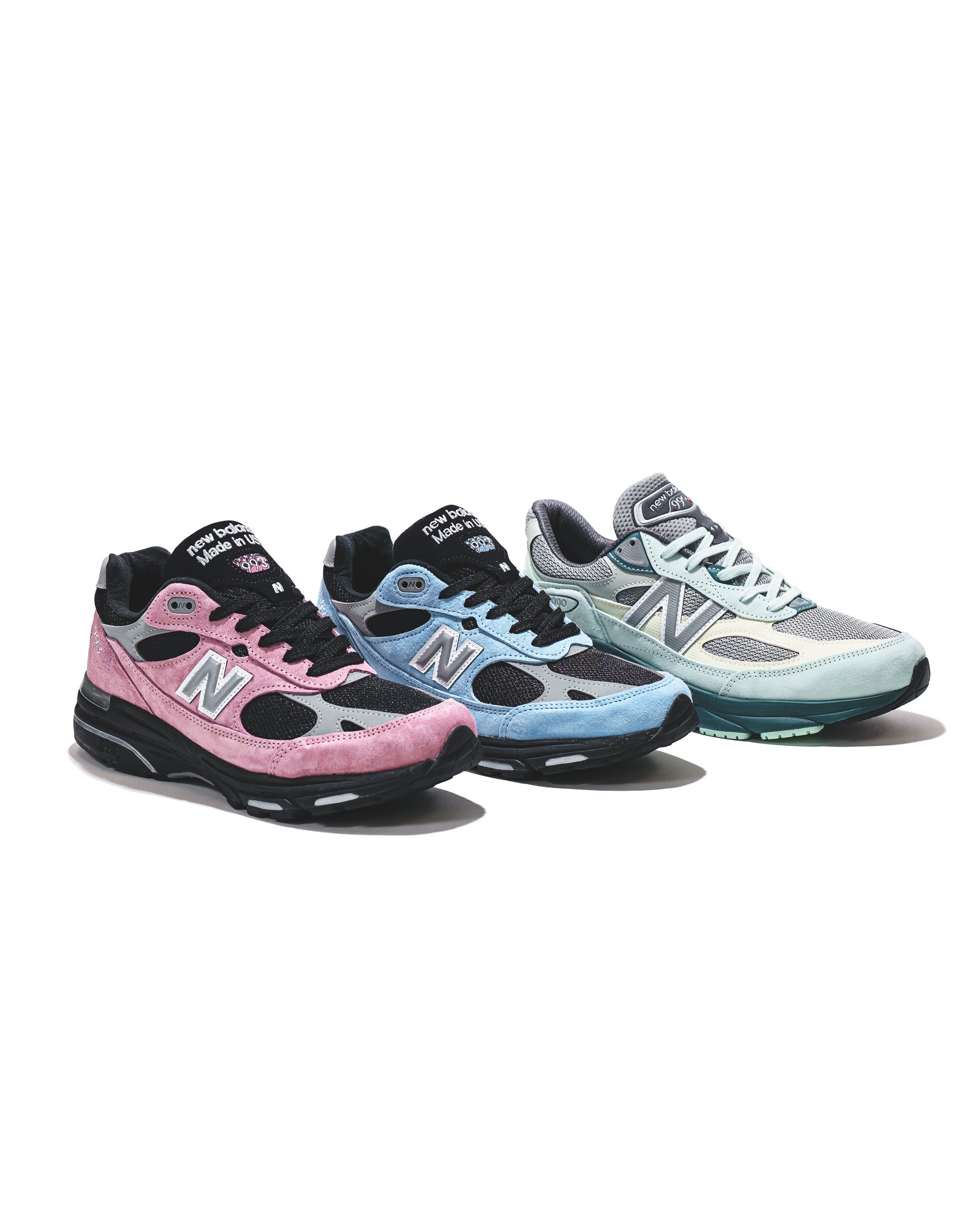 New Balance Unisex Made in USA 993 Pink Taffy U993PB - FOOTWEAR - Canada