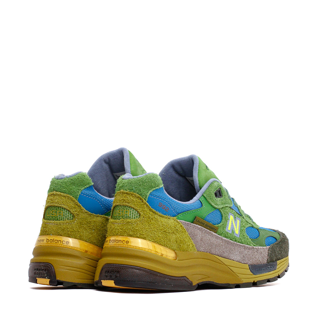 New Balance x Salehe Bembury Men New Balance 992 Green Sky Blue U992SB - FOOTWEAR - Canada