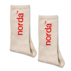 Norda Unisex Retro Sock Cream - SOCKS - Canada