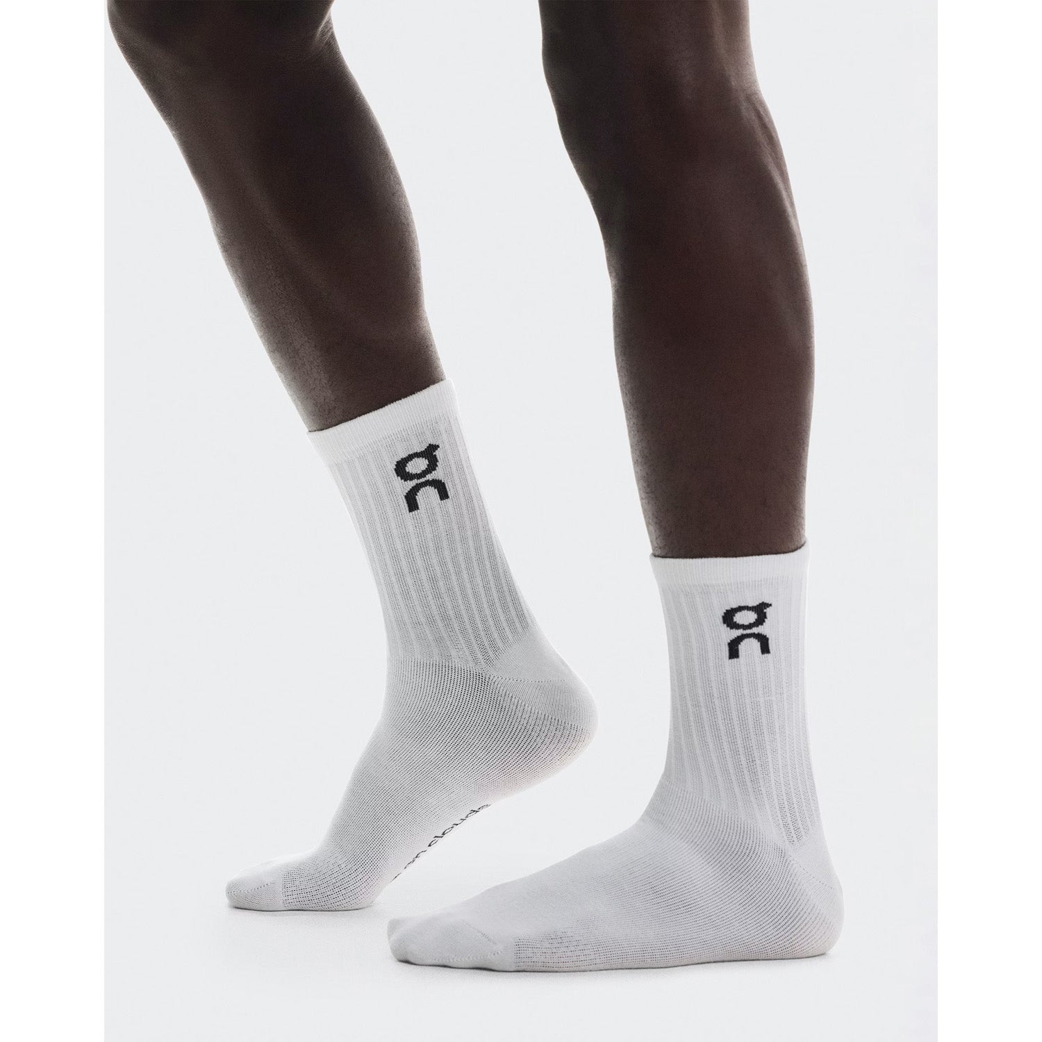 ON Logo Sock High 3P White - SOCKS - Canada