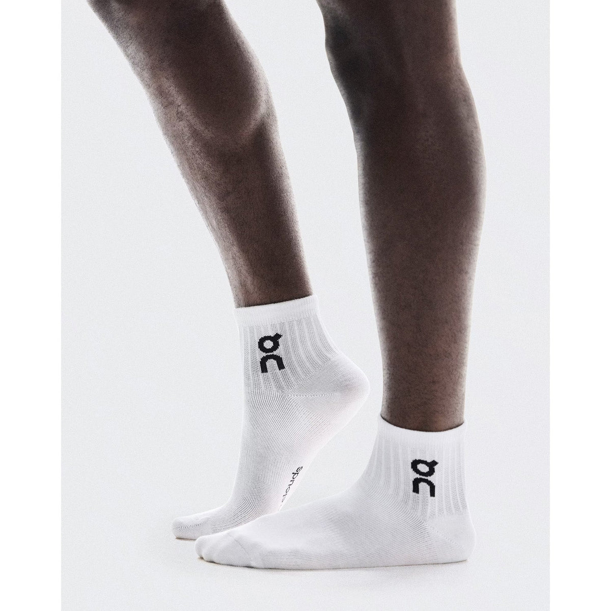 ON Logo Sock Mid 3P White - SOCKS - Canada