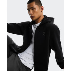 ON Men Focus Tech Zip Hoodie Black - SWEATERS - Canada