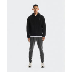 ON Men Focus Tech Zip Hoodie Black - SWEATERS - Canada