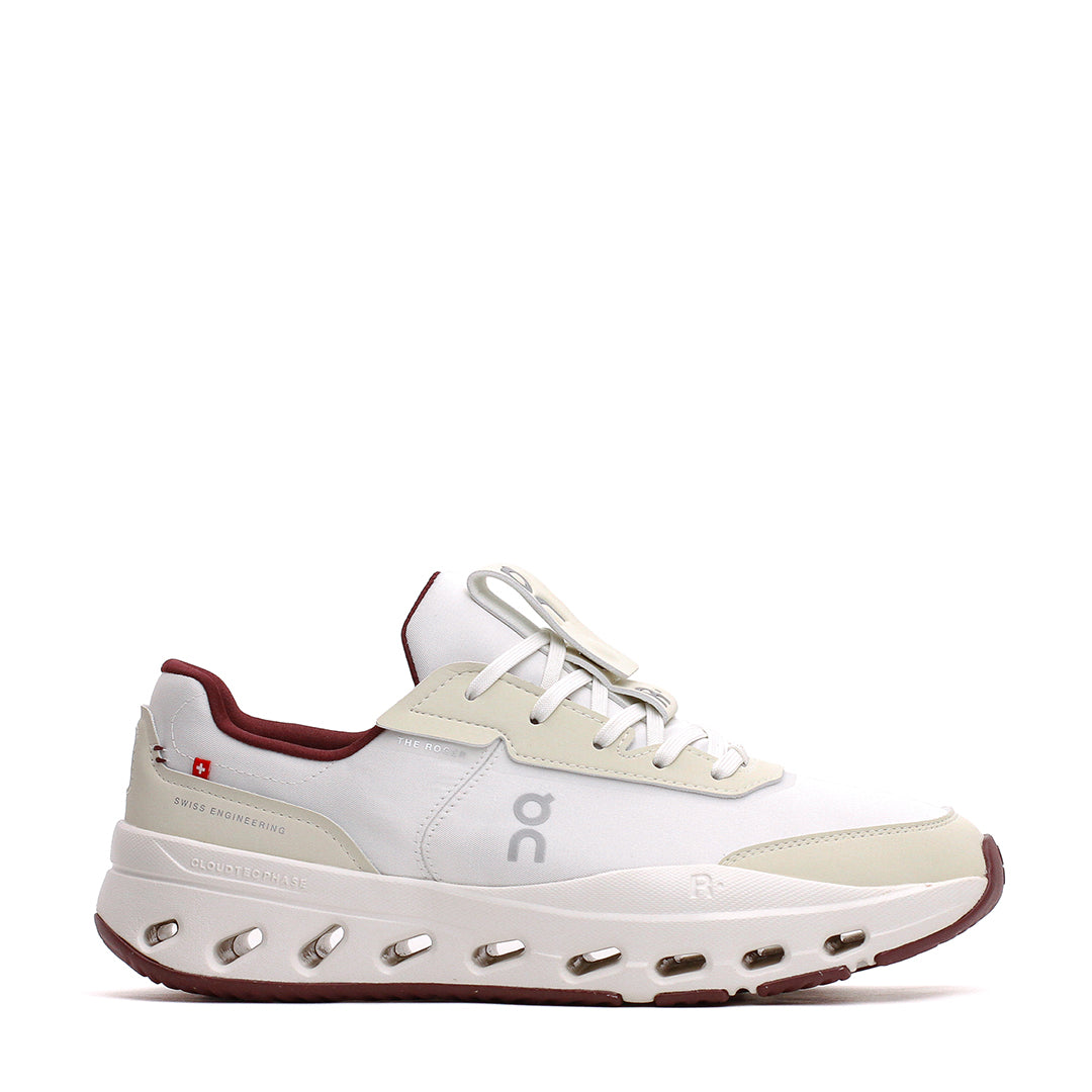 ON Men THE ROGER Wildcard Ivory Maroon 3MG10374758 - FOOTWEAR - Canada Main image