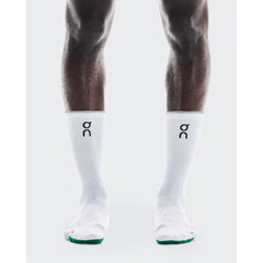 ON Unisex Elite Run Sock High White Ivory - ACCESSORIES - Canada