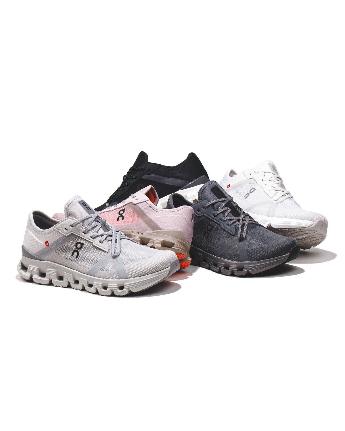 ON Women Cloud X 4 AD Black Asphalt 3WF10170397 - FOOTWEAR - Canada