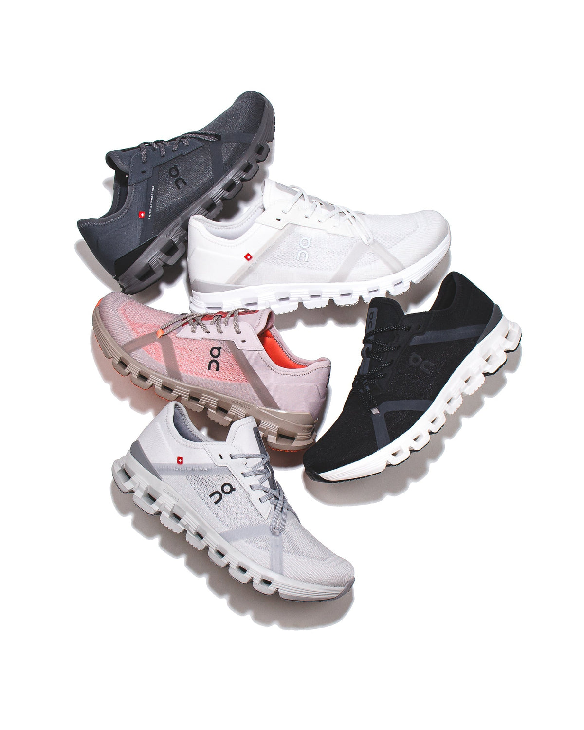 ON Women Cloud X 4 AD Black Asphalt 3WF10170397 - FOOTWEAR - Canada