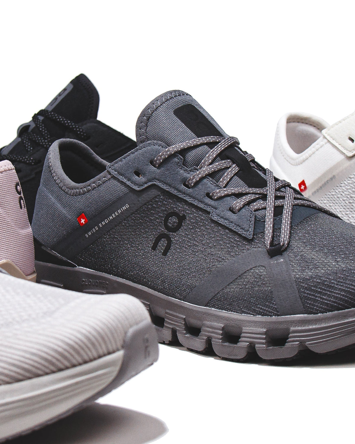 ON Women Cloud X 4 AD Black Asphalt 3WF10170397 - FOOTWEAR - Canada