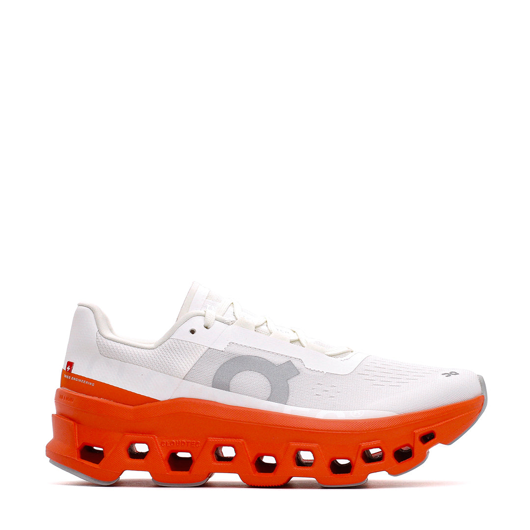 ON Women Cloudmonster White Flame 61.97724 - FOOTWEAR - Canada Main image