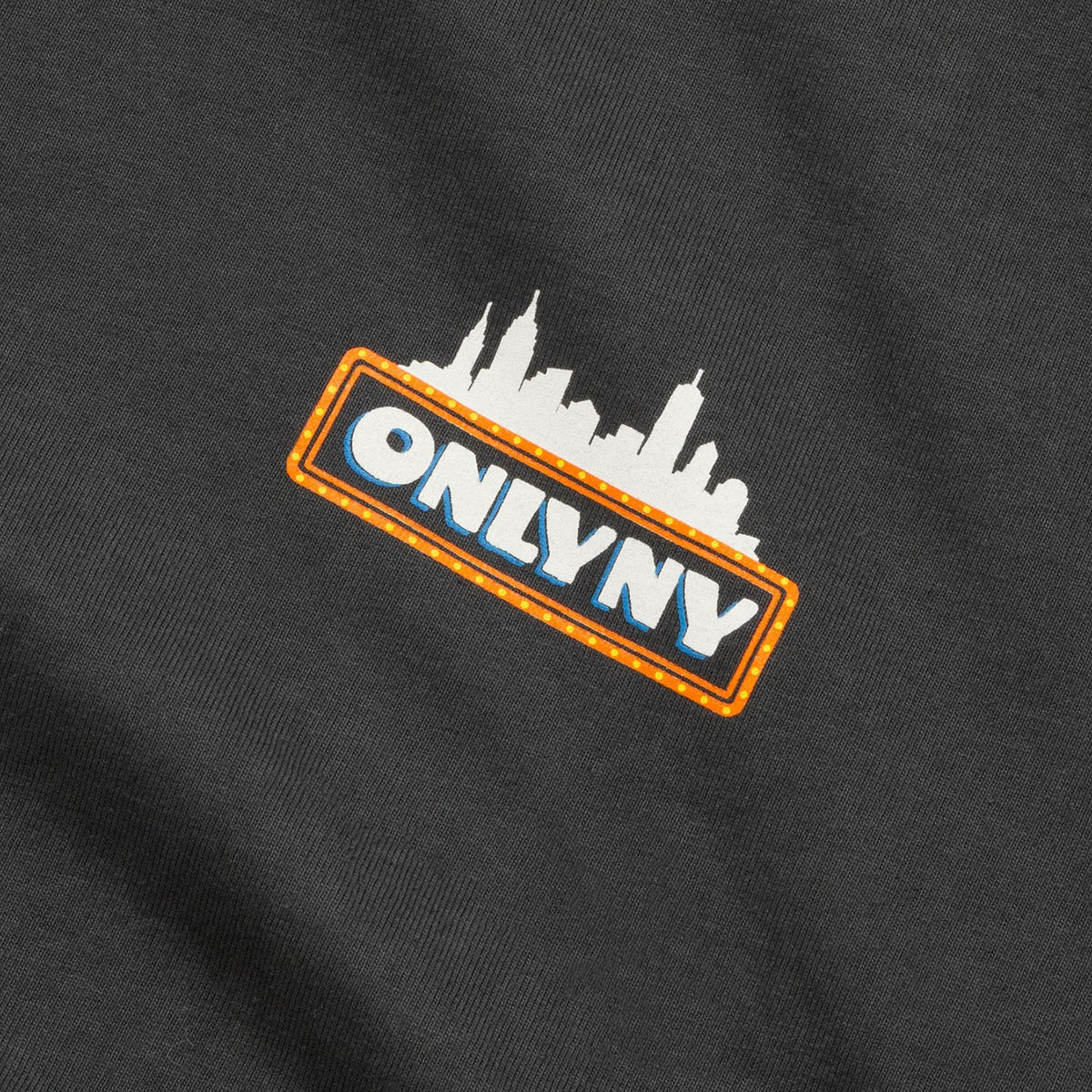 Only NY Broadway Lights T-Shirt Vintage Black - T-SHIRTS - Canada