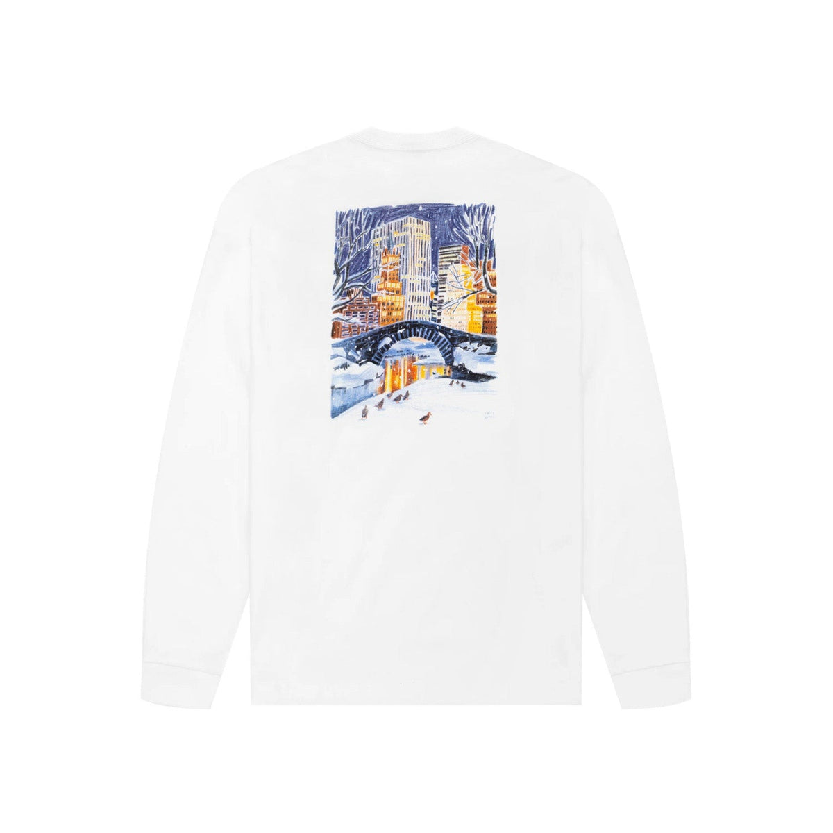 Only NY Central Park Flurries Long Sleeve T-Shirt White - T-SHIRTS - Canada Main image