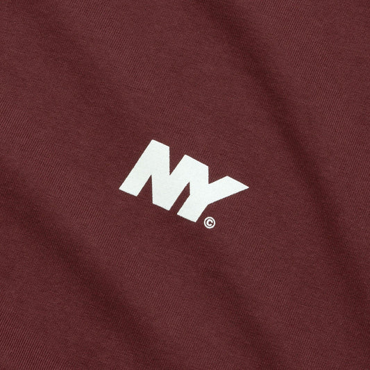 Only NY Mini NY Speed Logo T-Shirt Maroon - T-SHIRTS - Canada