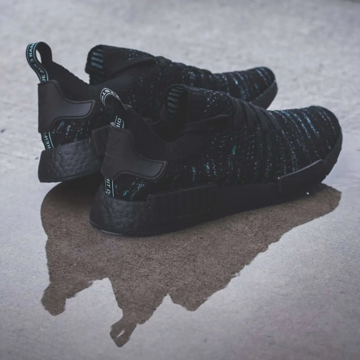 Parley for the Oceans x adidas Originals NMD STLT PK in Core Black - (AQ0943)