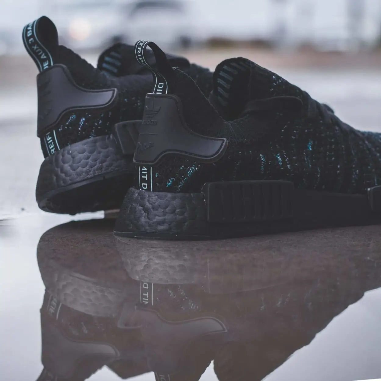 Parley for the Oceans x adidas Originals NMD STLT PK in Core Black - (AQ0943)