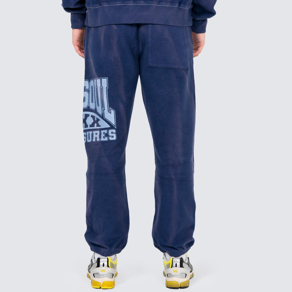 Pleasures Men 53X Inside Out Sweatpants Navy - BOTTOMS - Canada