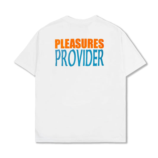 Pleasures Men Provider T-Shirt White - T-SHIRTS - Canada