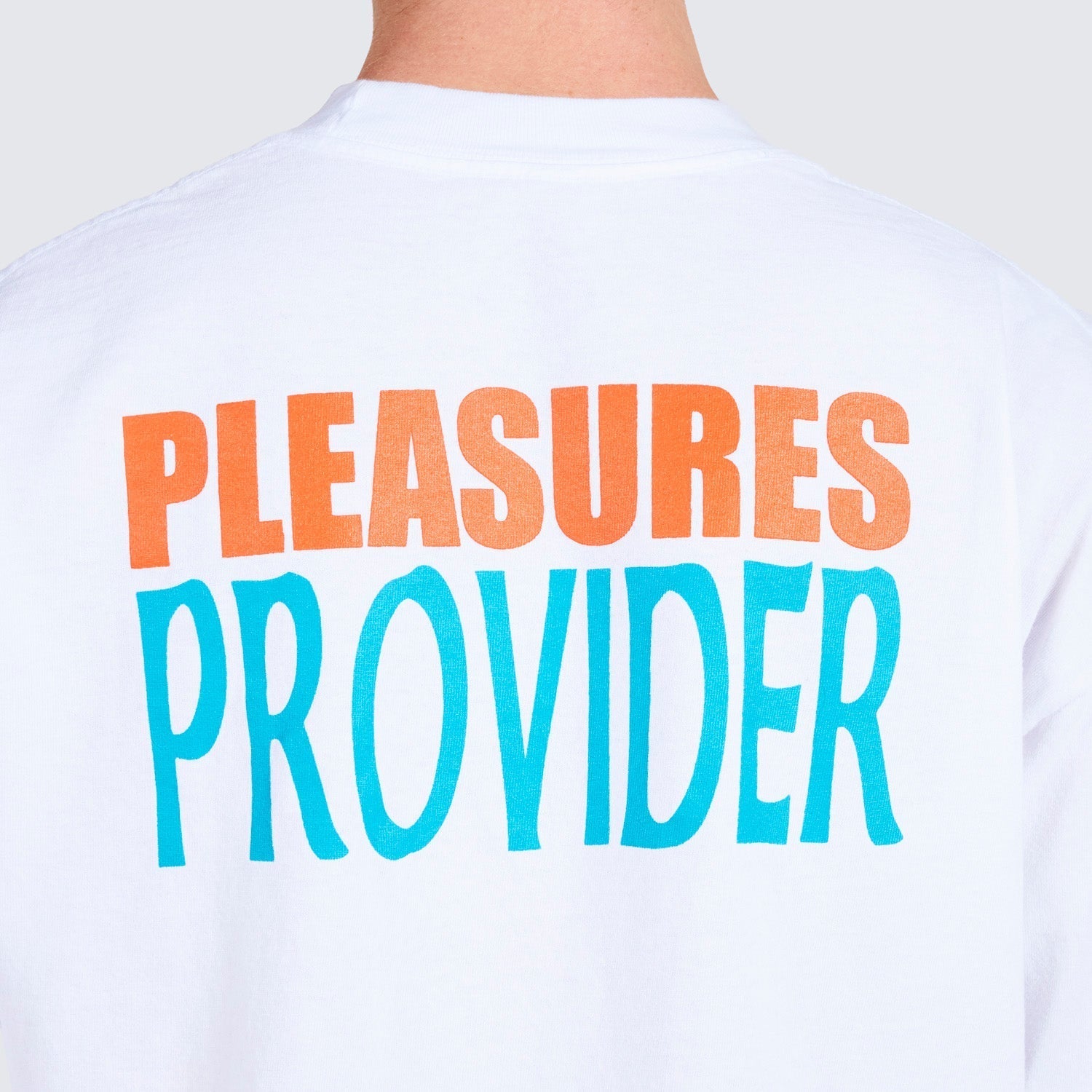 Pleasures Men Provider T-Shirt Kitty White - T-SHIRTS - Canada