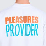Pleasures Men Provider T-Shirt Kitty White - T-SHIRTS - Canada